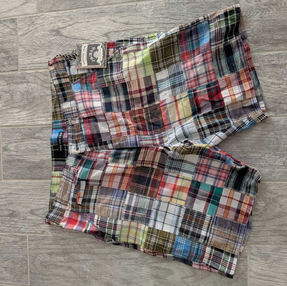 BNWT Vintage 1946 Plaid Shorts